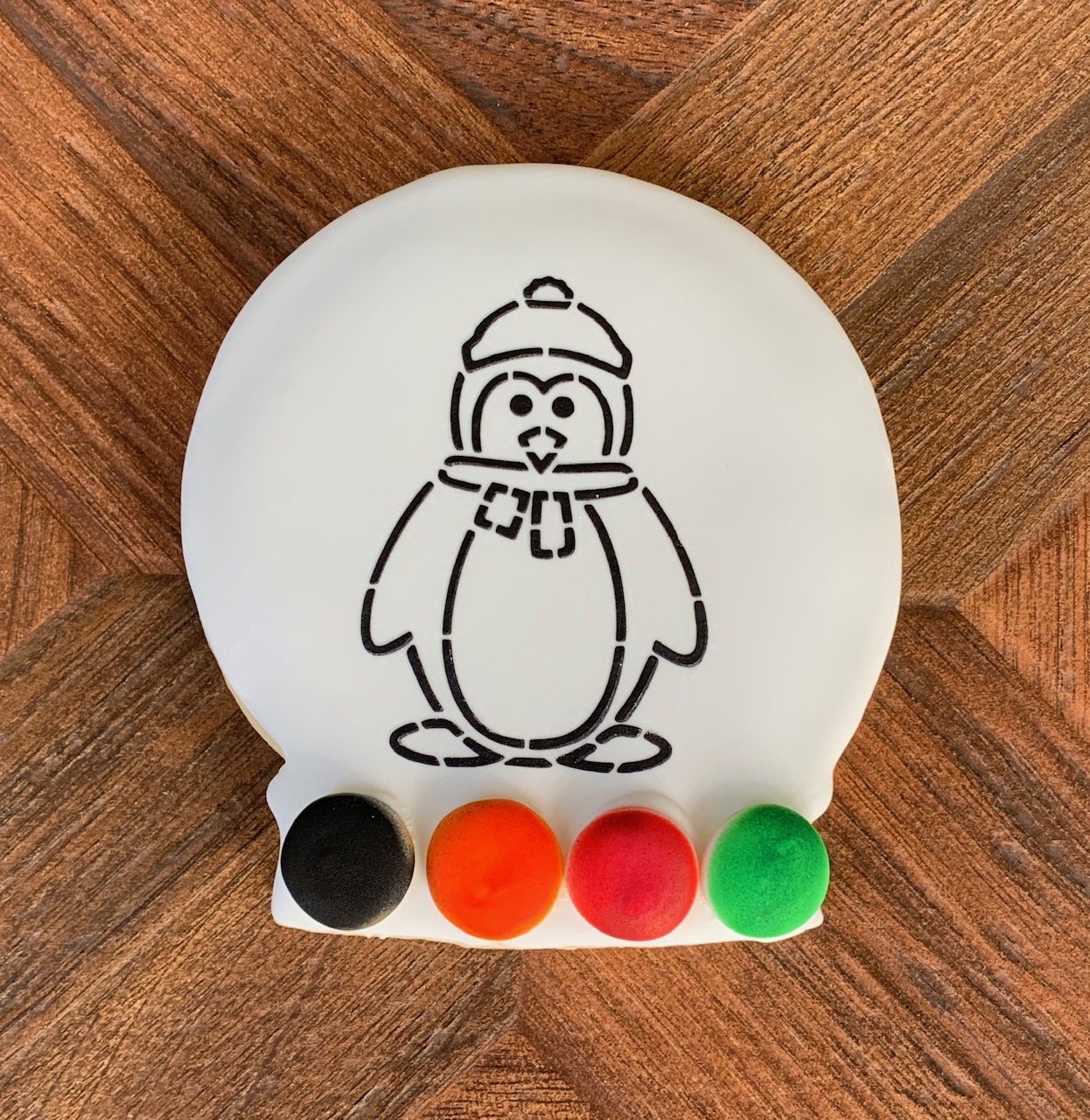 Winter Penguin PYO Stencil
