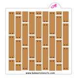 Wood Floor Stencil Set
