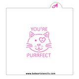 You're Purrfect PYO Stencil