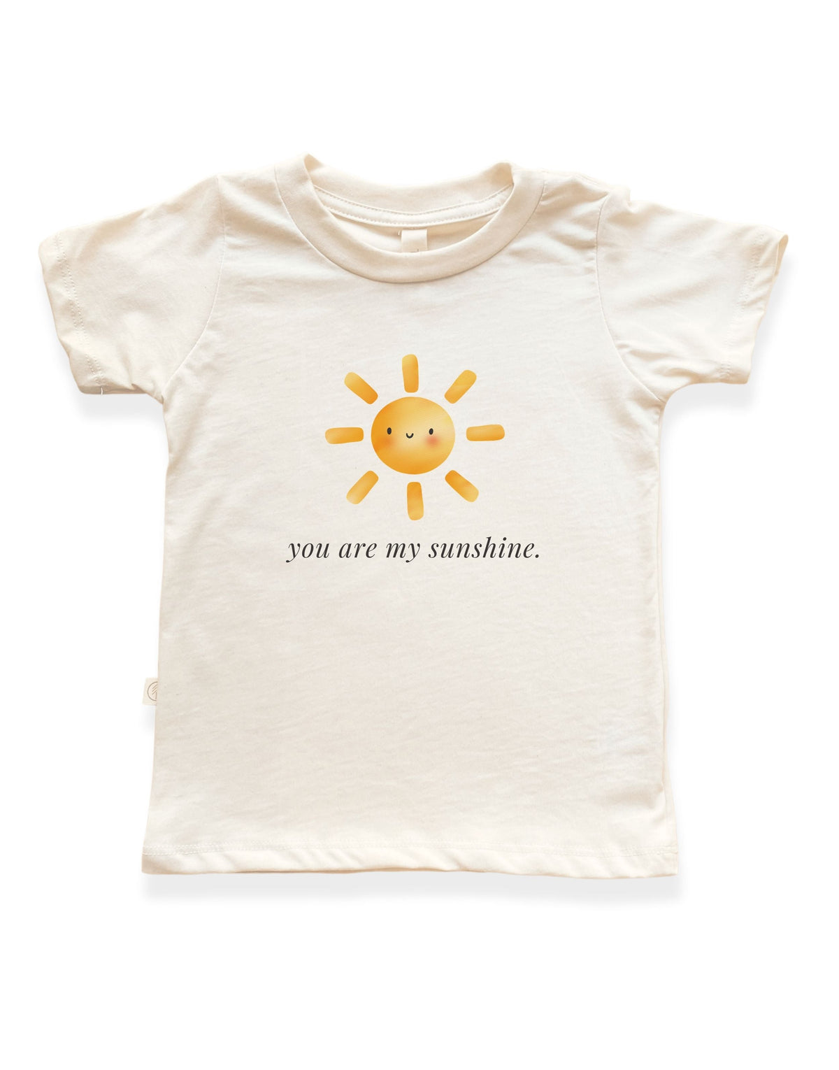 You Are My Sunshine Organic Kids T-shirt by Tenth & Pine