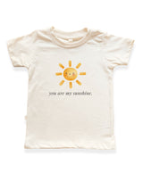 You Are My Sunshine Organic Kids T-shirt by Tenth & Pine