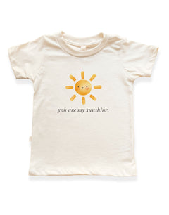You Are My Sunshine Organic Kids T-shirt by Tenth & Pine