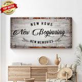 New Home, New Beginning Sign
