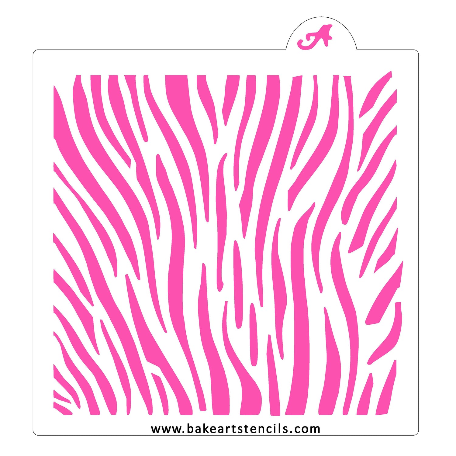 Zebra Print Cookie Stencil