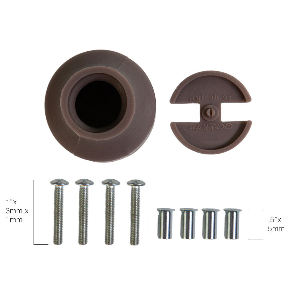 Cece Knob Mould - Regal Aura - 1 knob set, includes hardware
