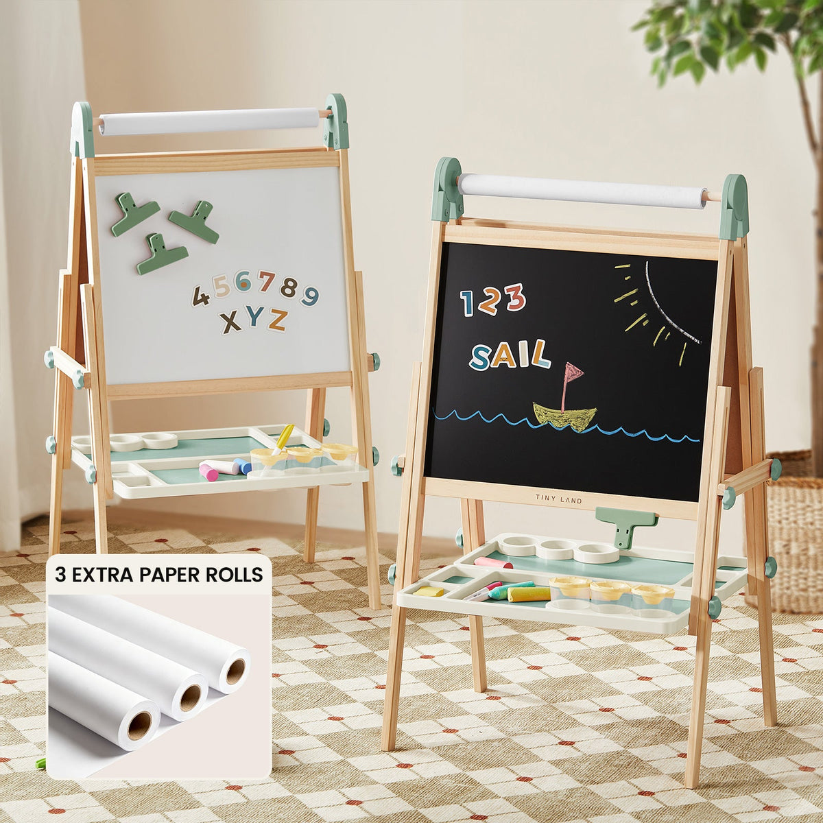 Tiny Land® Pink Magnitales Easel & Paper Roll Set by Tiny Land INC, product image 11