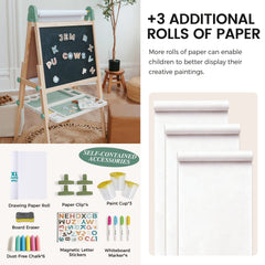 Tiny Land® Pink Magnitales Easel & Paper Roll Set by Tiny Land INC, product image 12