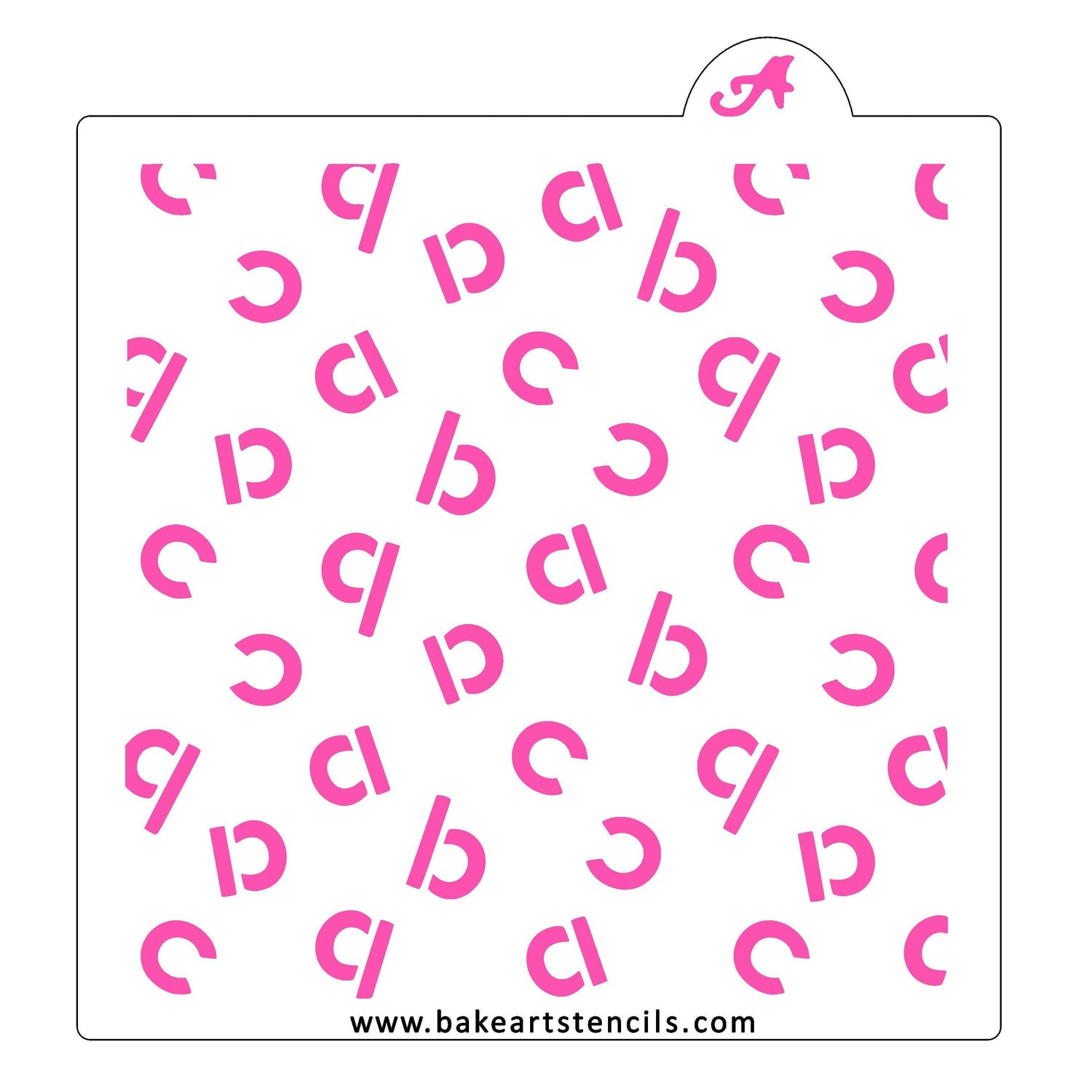 abc Letters Cookie Stencil