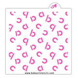 abc Letters Cookie Stencil