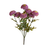 Artificial Purple Ball Dahlia Bundle