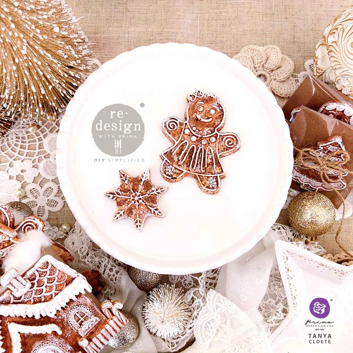 Decor Moulds® - Festive Gingerbread Treats - 1 pc, 5