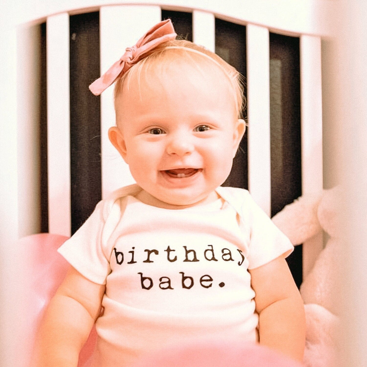 Birthday Babe Organic Baby Bodysuit by Tenth & Pine, product image 7