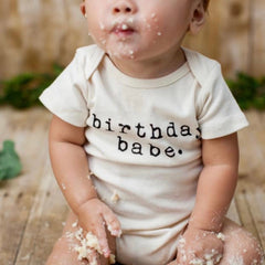 Birthday Babe Organic Baby Bodysuit by Tenth & Pine, product image 6