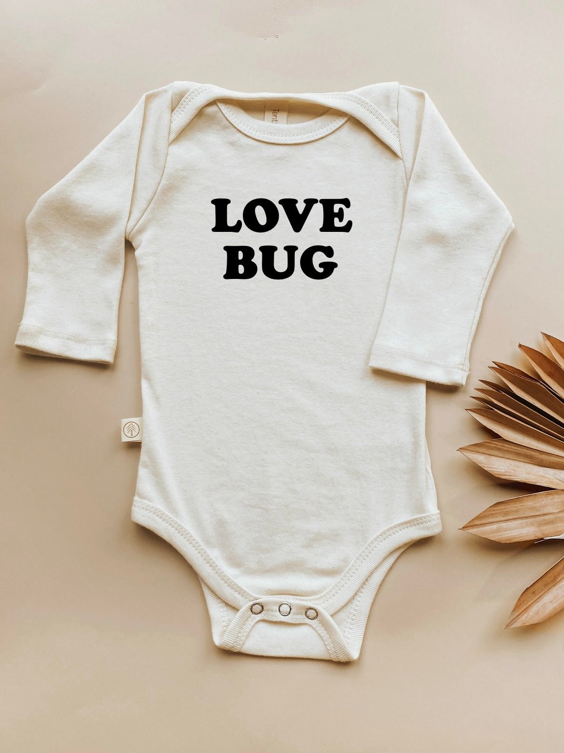 Love Bug Organic Bodysuit Long Sleeve by Tenth & Pine
