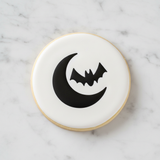 Bat and Moon Cookie Stencil