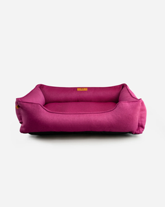 Chester & Lee | Cotton Sleeper Dog Bed Berry Pink by Chester & Lee, product image 2