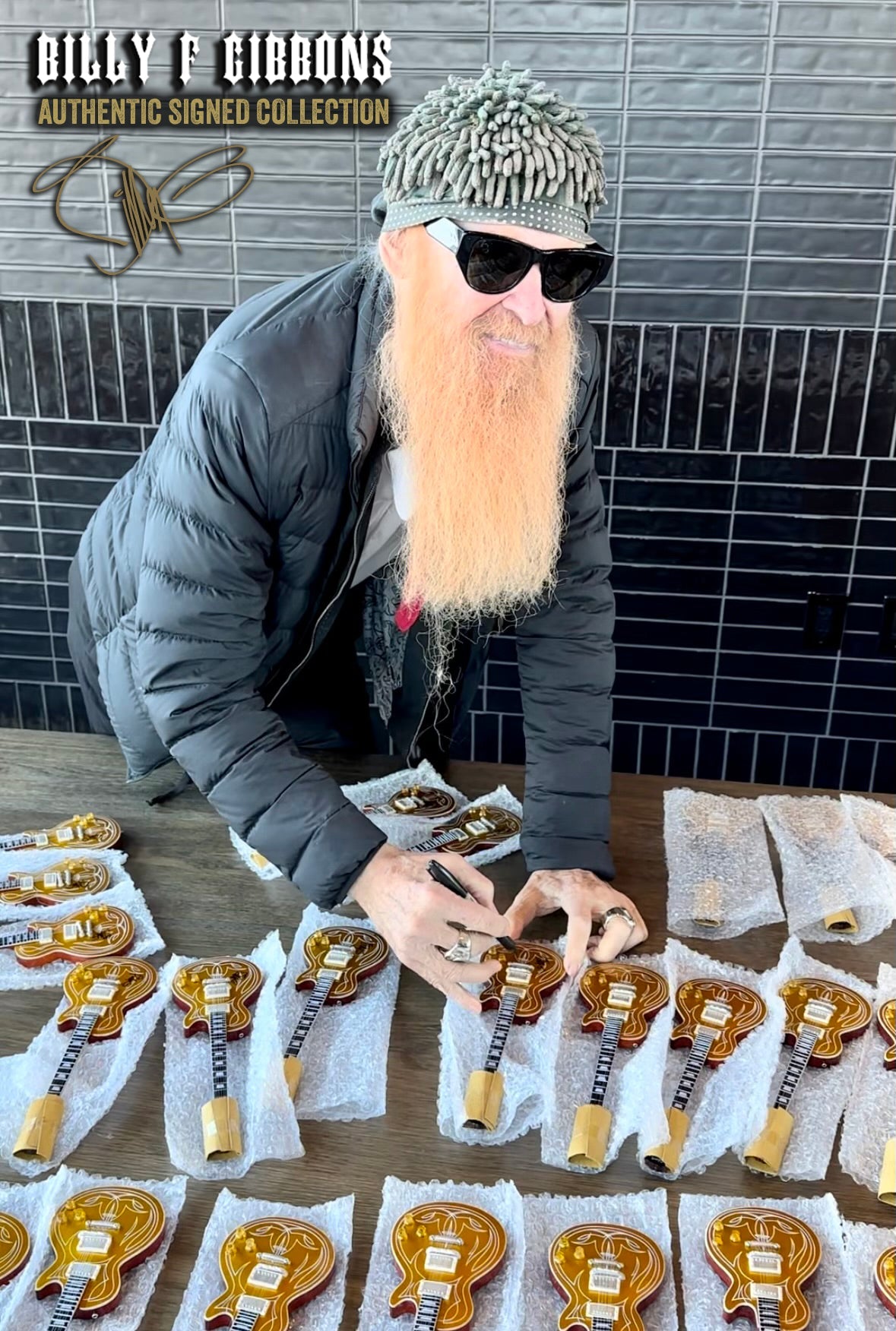 Billy F Gibbons AUTOGRAPHED 