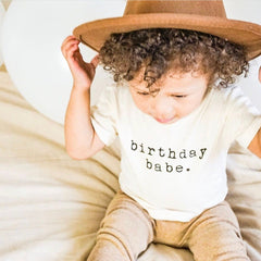 Birthday Babe Organic Kids T-shirt by Tenth & Pine, product image 6