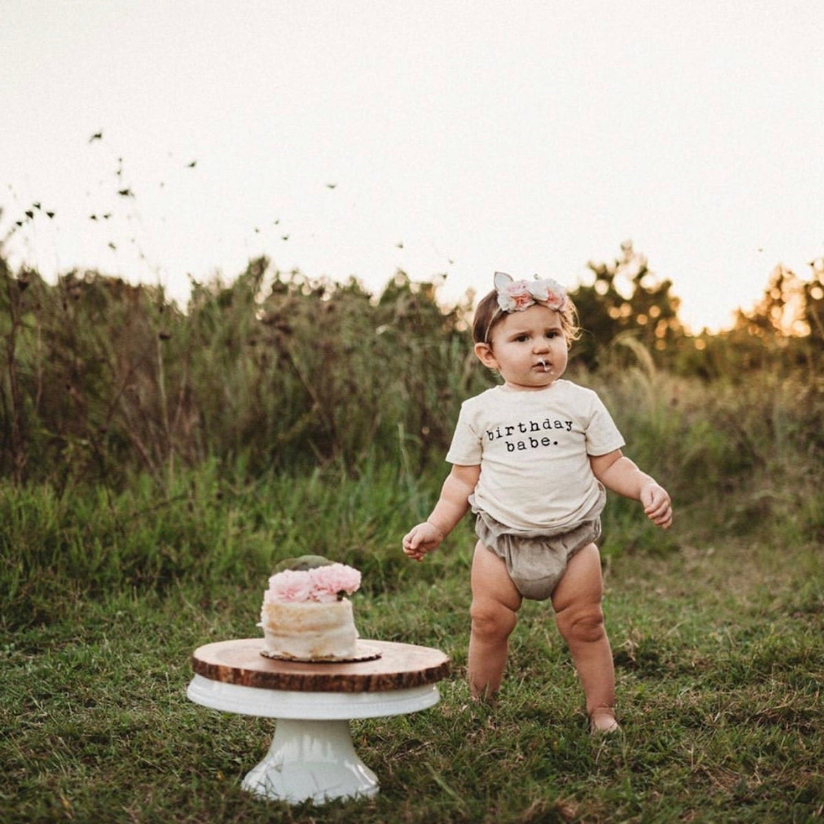 Birthday Babe Organic Kids T-shirt by Tenth & Pine, product image 2