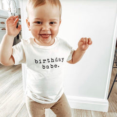 Birthday Babe Organic Kids T-shirt by Tenth & Pine, product image 4