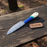 Fixed blade Hunting Skinner Knife by JW SteelCrafts.
