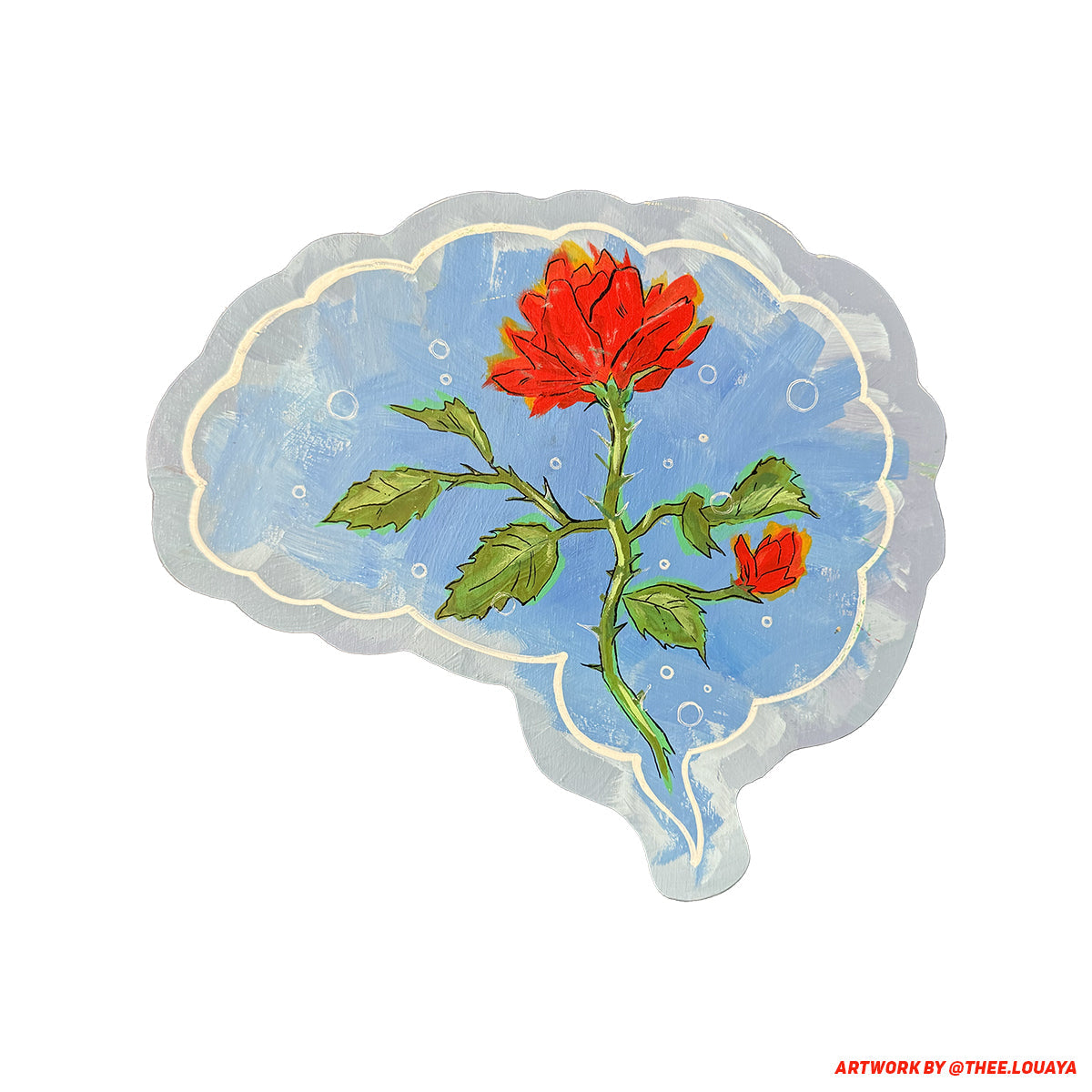 Trekell Brain Panel - Wooden Halloween Canvas