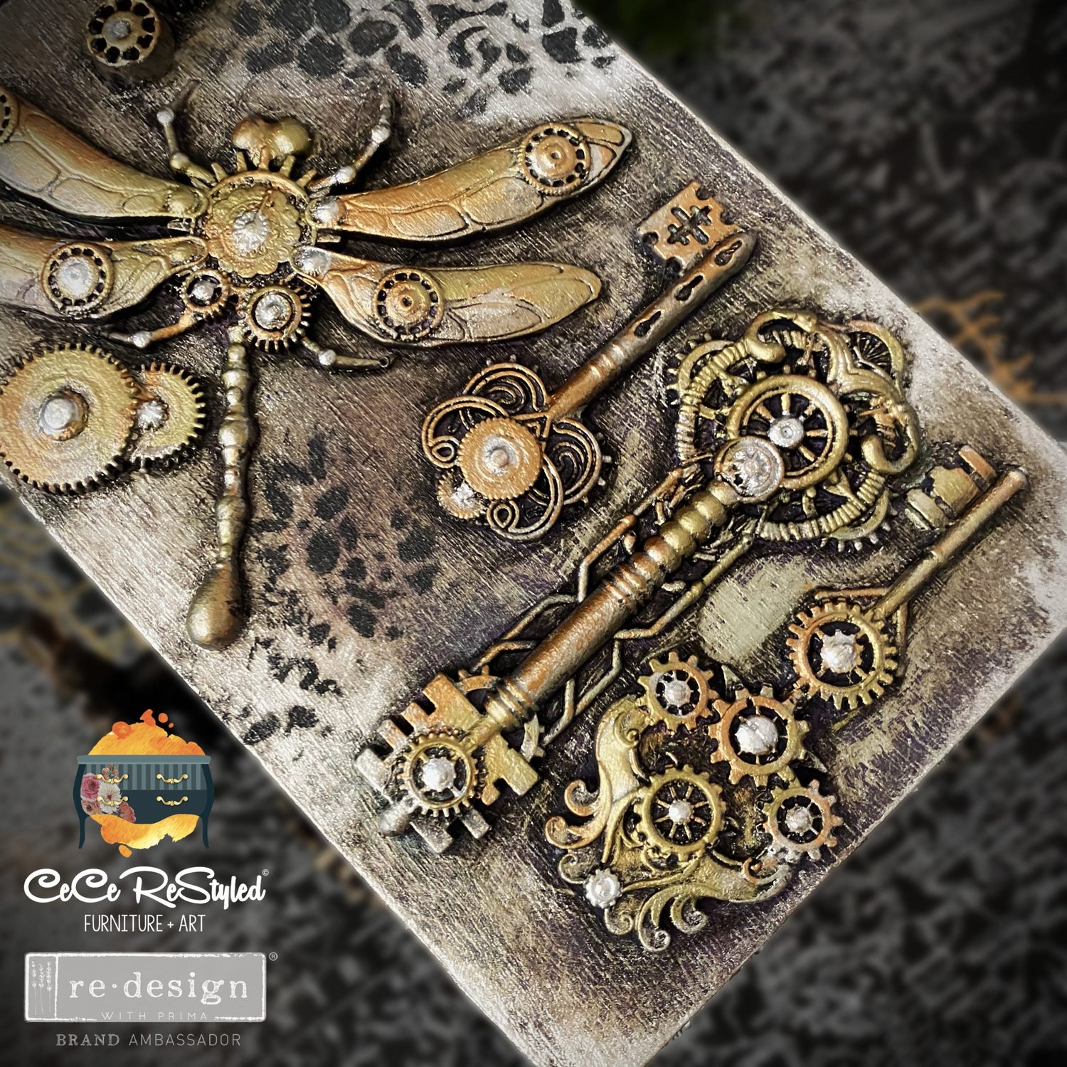 Redesign Decor Moulds® - Mechanical Lock & Keys - 1 pc, 5