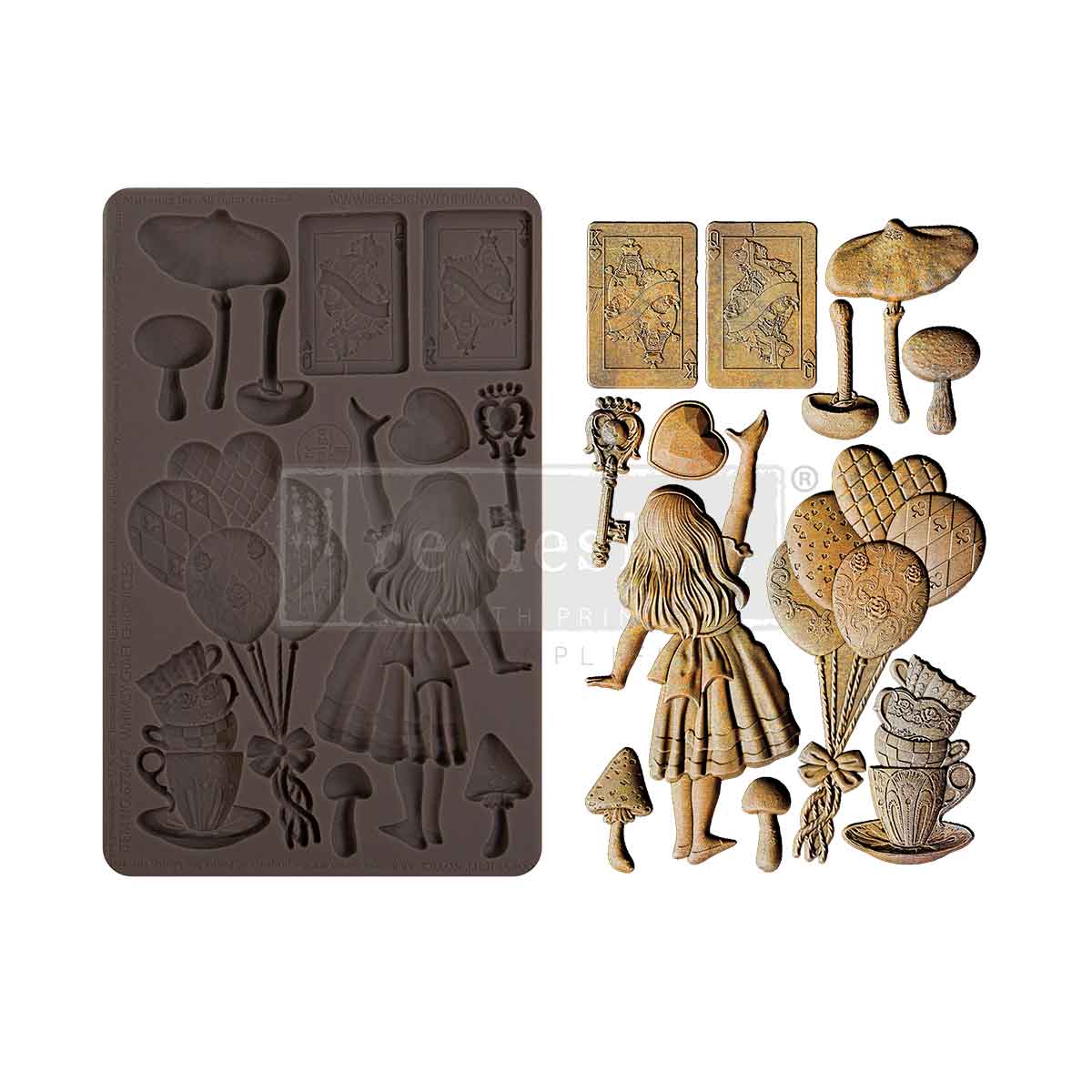 Decor Moulds® - Whimsy Craft Chronicles - 1 pc, 5