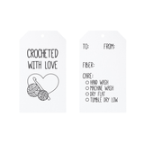 Crocheted with Love Gift Tags