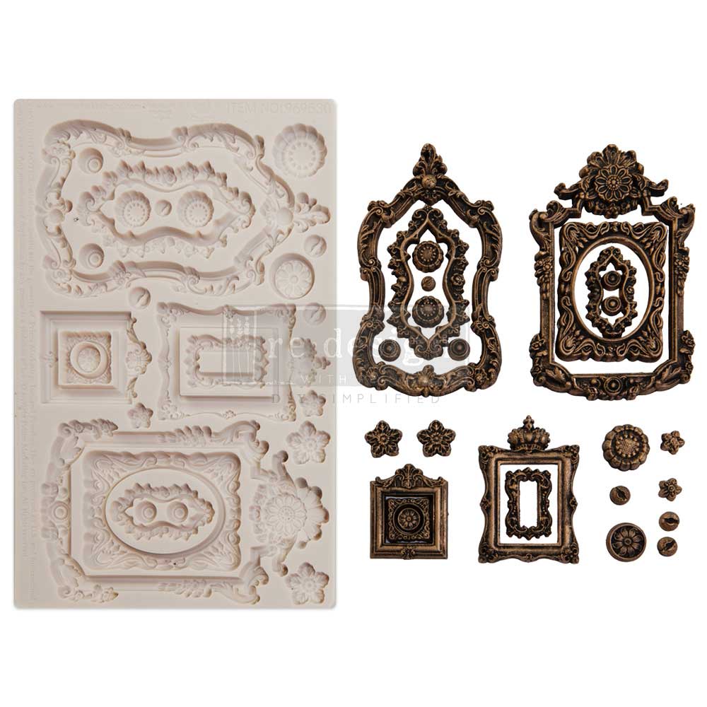 Finnabair Moulds - Ornate Frames - 1 pc, 5
