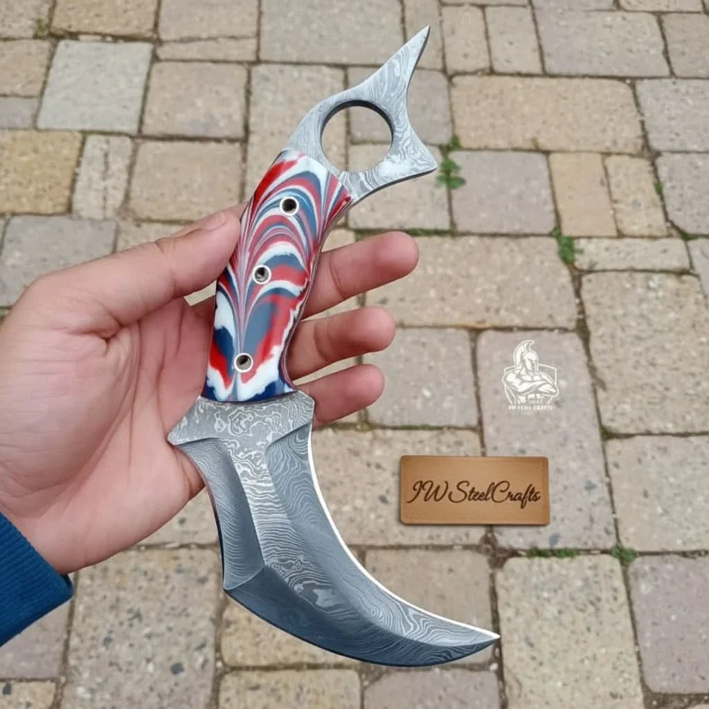 Custom Hand Forged Du Hoc Karambit Knife