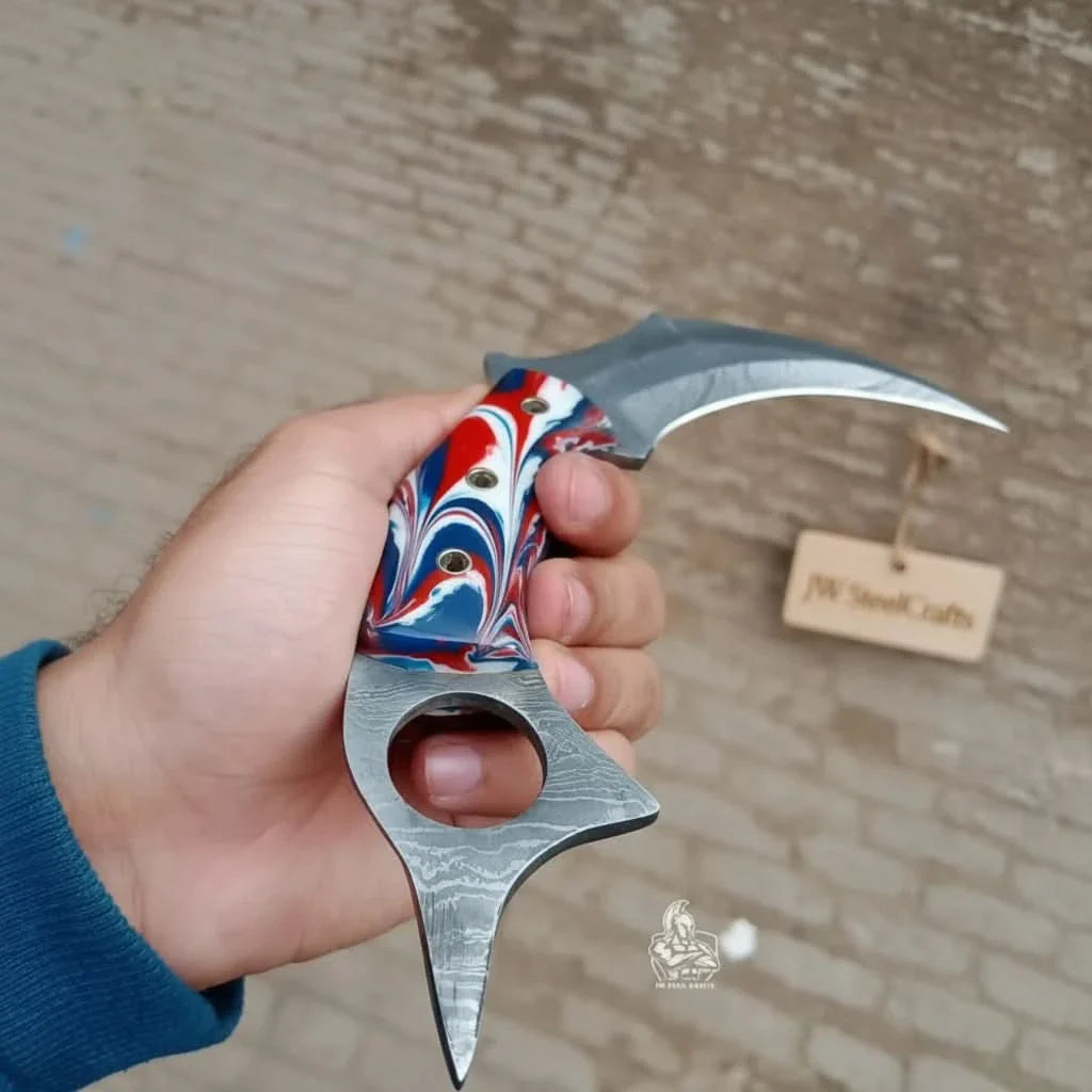 Custom Hand Forged Du Hoc Karambit Knife