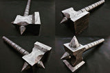 Medieval Battle Viking Hammer 8" Handmade Full Damascus Steel Collectible