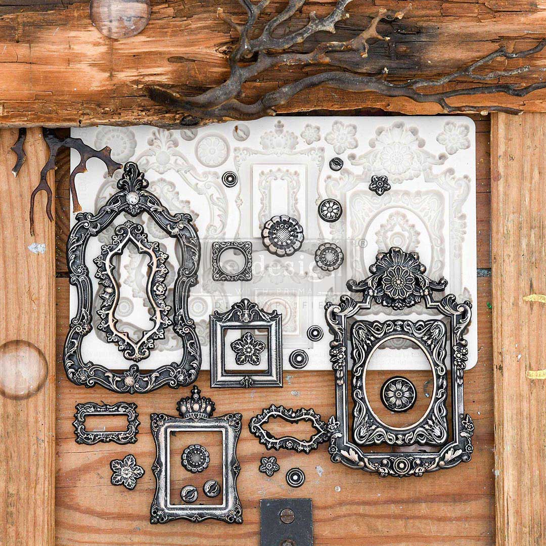 Finnabair Moulds - Ornate Frames - 1 pc, 5