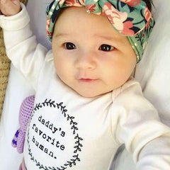 Daddy's Favorite Human Organic Bodysuit Long Sleeve by Tenth & Pine, product image 4