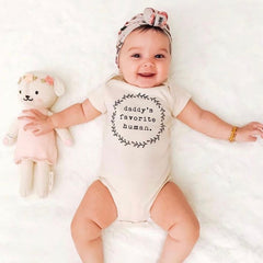 Daddy's Favorite Human Organic Baby Bodysuit by Tenth & Pine, product image 6