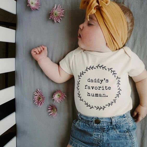 Daddy's Favorite Human Organic Baby Bodysuit by Tenth & Pine, product image 9