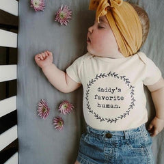 Daddy's Favorite Human Organic Baby Bodysuit by Tenth & Pine, product image 9
