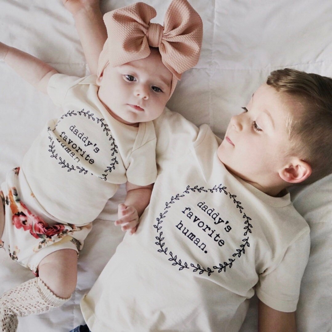 Daddy's Favorite Human Organic Baby Bodysuit by Tenth & Pine, product image 4