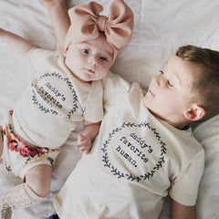 Daddy's Favorite Human Organic Baby Bodysuit by Tenth & Pine, product image 4