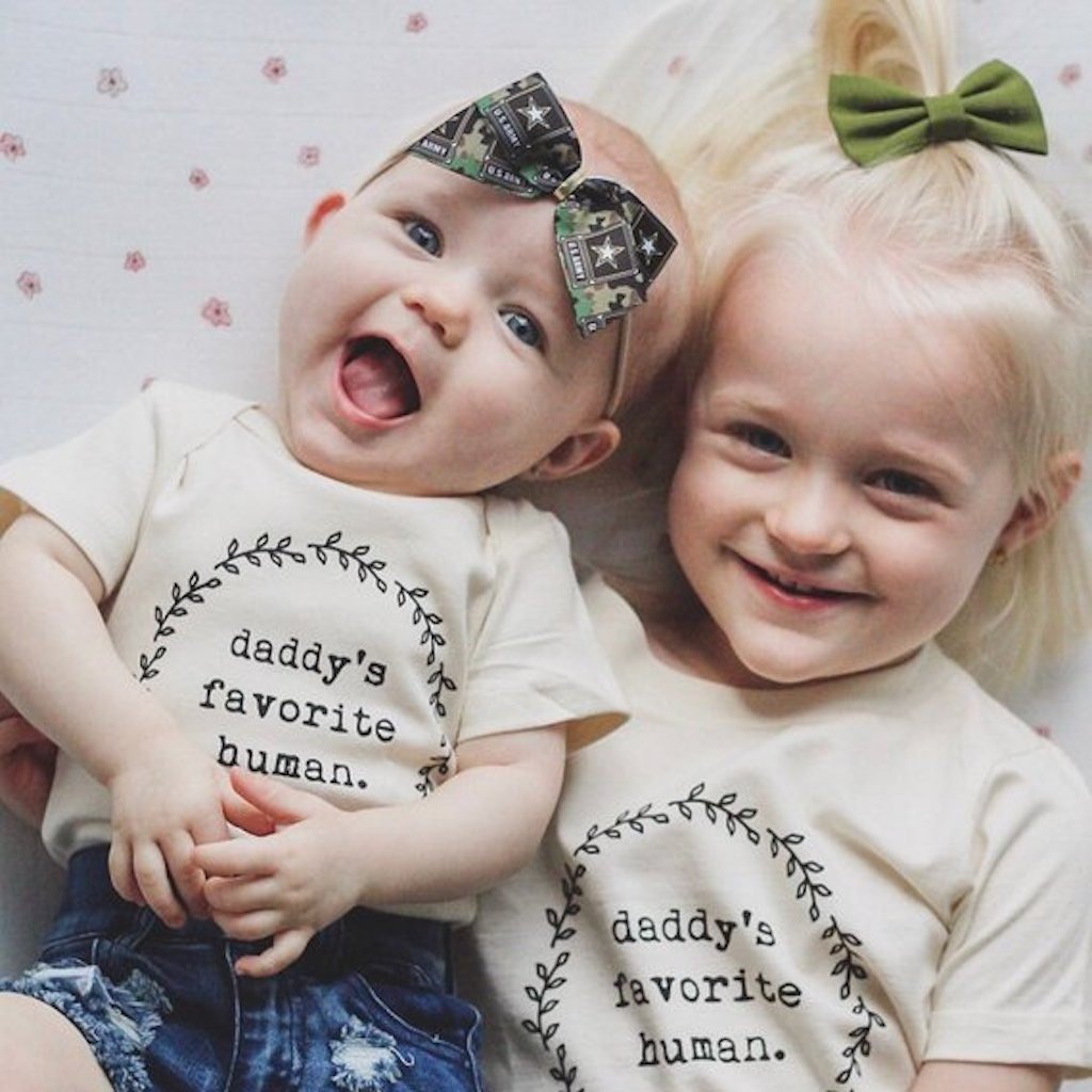 Daddy's Favorite Human Organic Baby Bodysuit by Tenth & Pine, product image 8