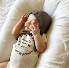 Daddy's Favorite Human Organic Baby Bodysuit by Tenth & Pine, product image 7