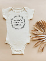 Daddy's Favorite Human Organic Baby Bodysuit by Tenth & Pine, product image 2