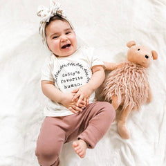 Daddy’s Favorite Human Organic Kids T-Shirt by Tenth & Pine, product image 5