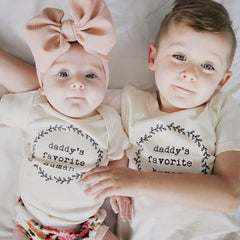 Daddy’s Favorite Human Organic Kids T-Shirt by Tenth & Pine, product image 9