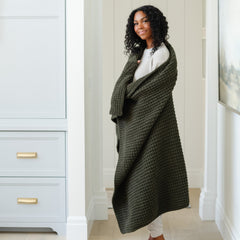 Waffle Knit XL Throw Blankets by Saranoni, product image 20