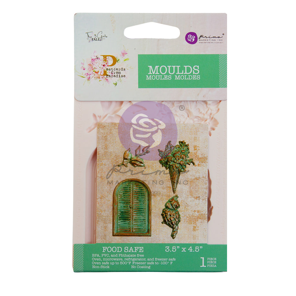 Postcards from Paradise Collection Mould - 1 pc, 3.5