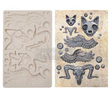 Finnabair Moulds - Amun and Bast - 5" x 8" x 8mm Copyright #VA0002325594