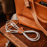 Leather Headphone/Cord Keeper - USA Made by The Local Branch