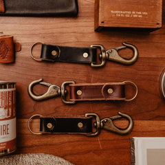 Leather Key Clip - USA Made by The Local Branch